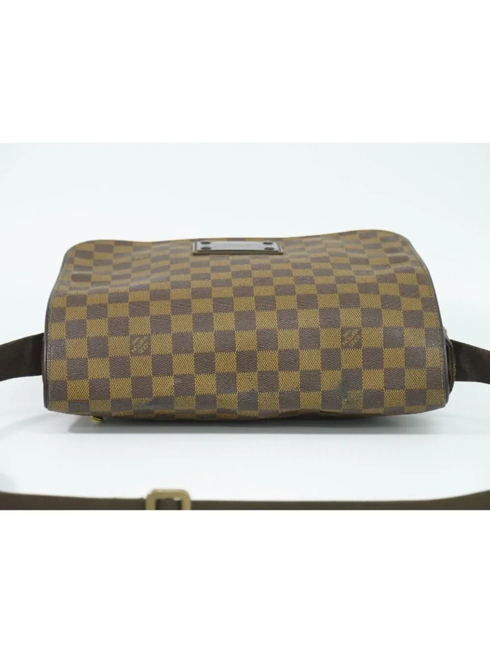 Louis Vuitton LV Brooklyn MM Damier Ebene Shoulder Bag Brown